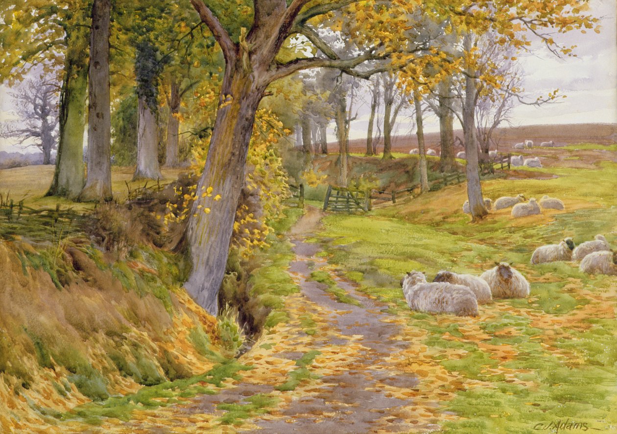Una tarde de otoño de Charles James Adams