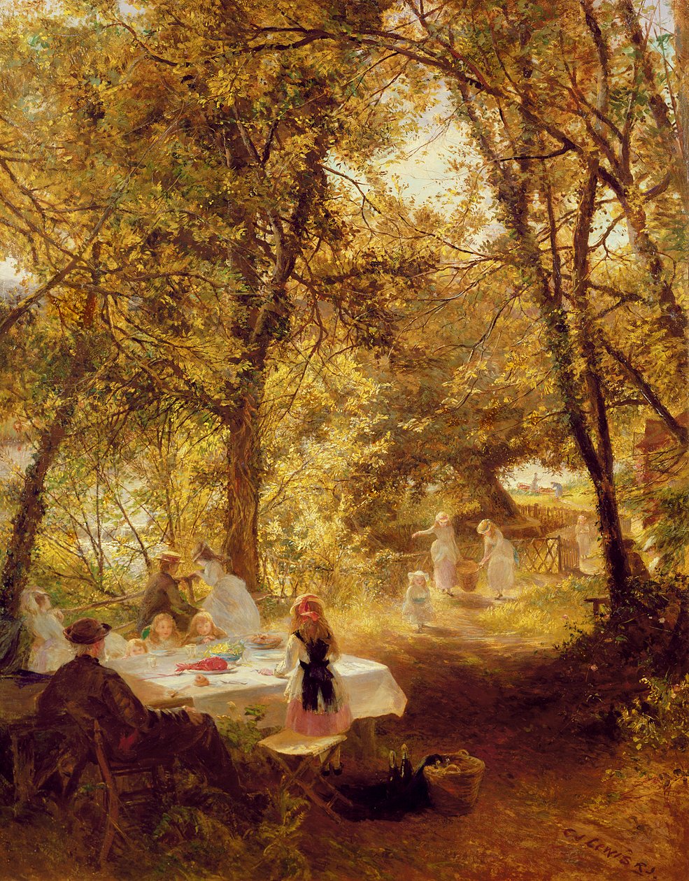 Nuestro Picnic - New Lock, Berks. de Charles James Lewis