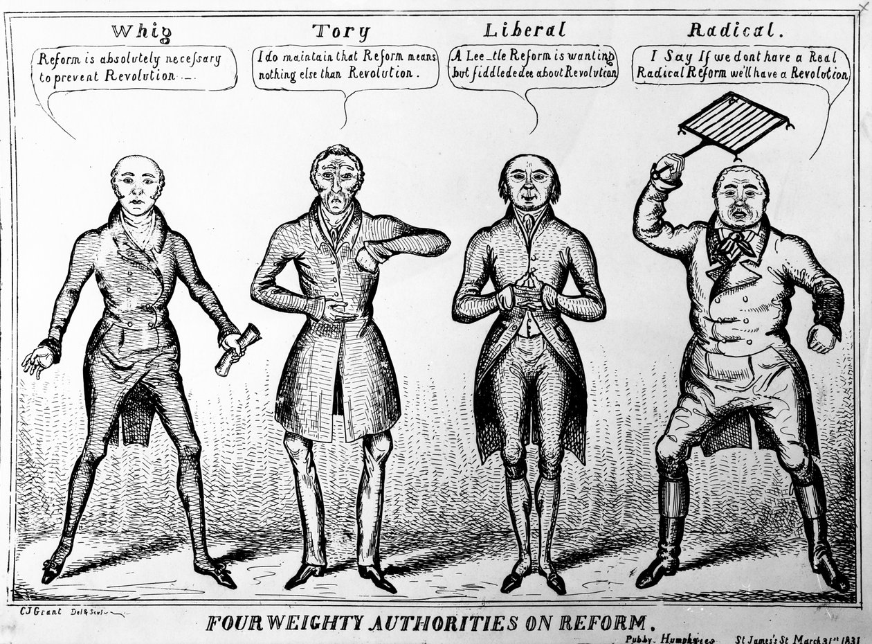Cuatro Autoridades de Peso sobre la Reforma, 1831 de Charles Jameson Grant