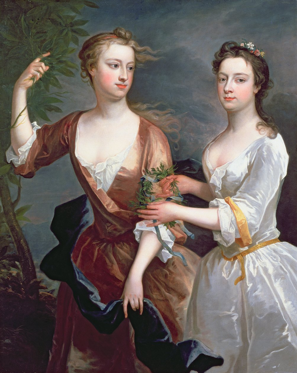 Martha y Teresa Blount, 1716 de Charles Jervas