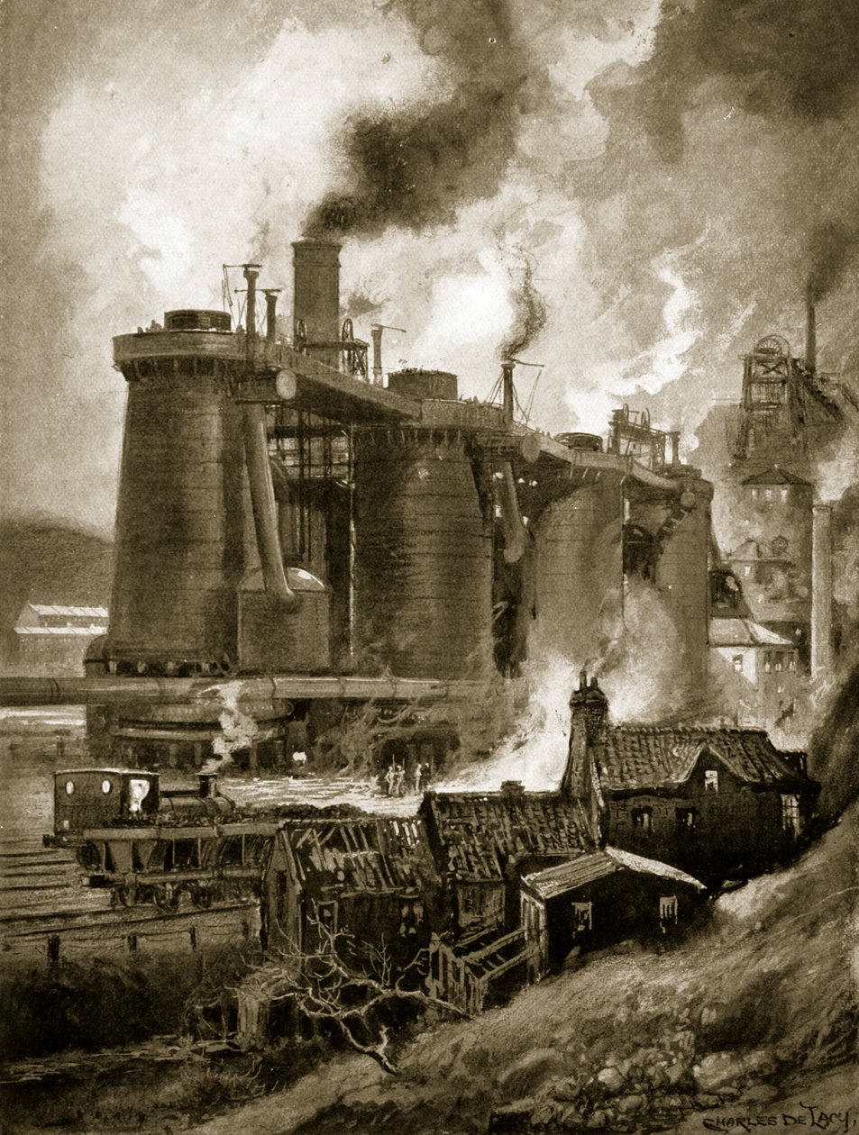 Altos hornos del período de Charles John de Lacy