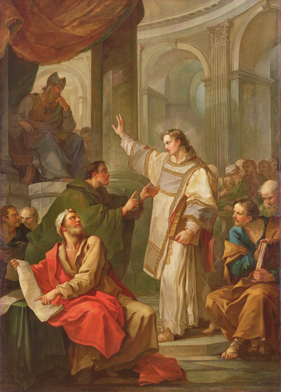 El Sermón de San Esteban, 1745 de Charles Joseph Natoire