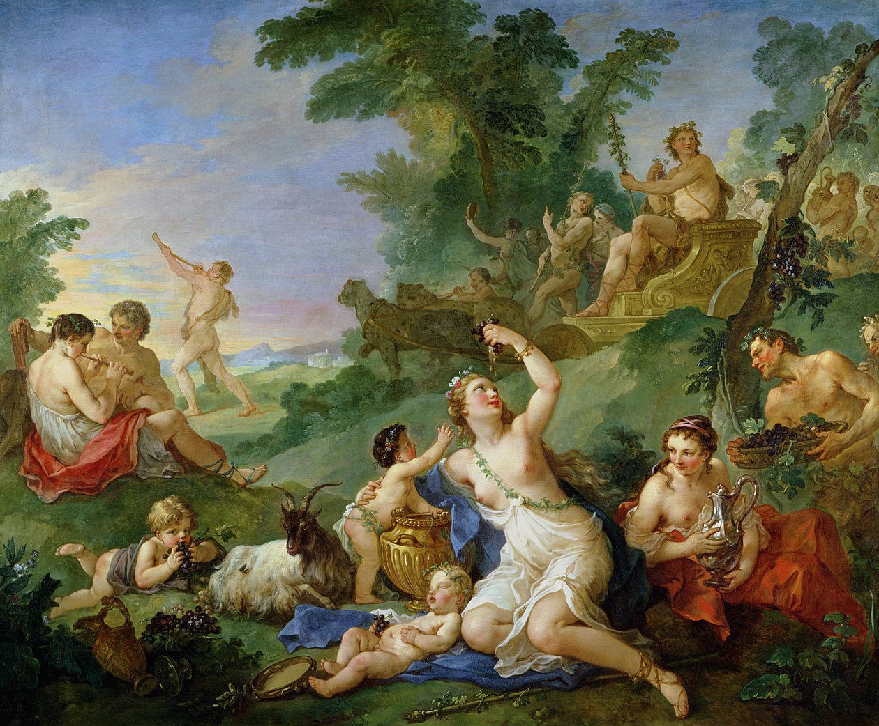 El Triunfo de Baco de Charles Joseph Natoire