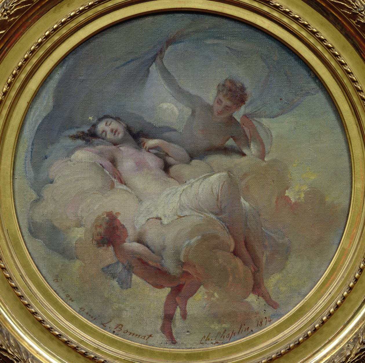 Alegoría de la Noche, 1874 de Charles Joshua Chaplin