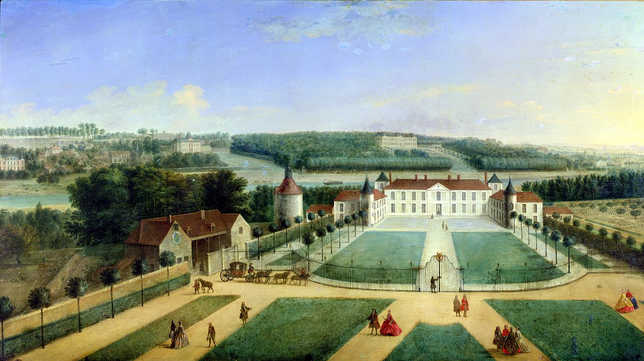 Castillo de Charles Guillaume Le Normant, Señor de Etoilles de Charles Laurent Grevenbroeck