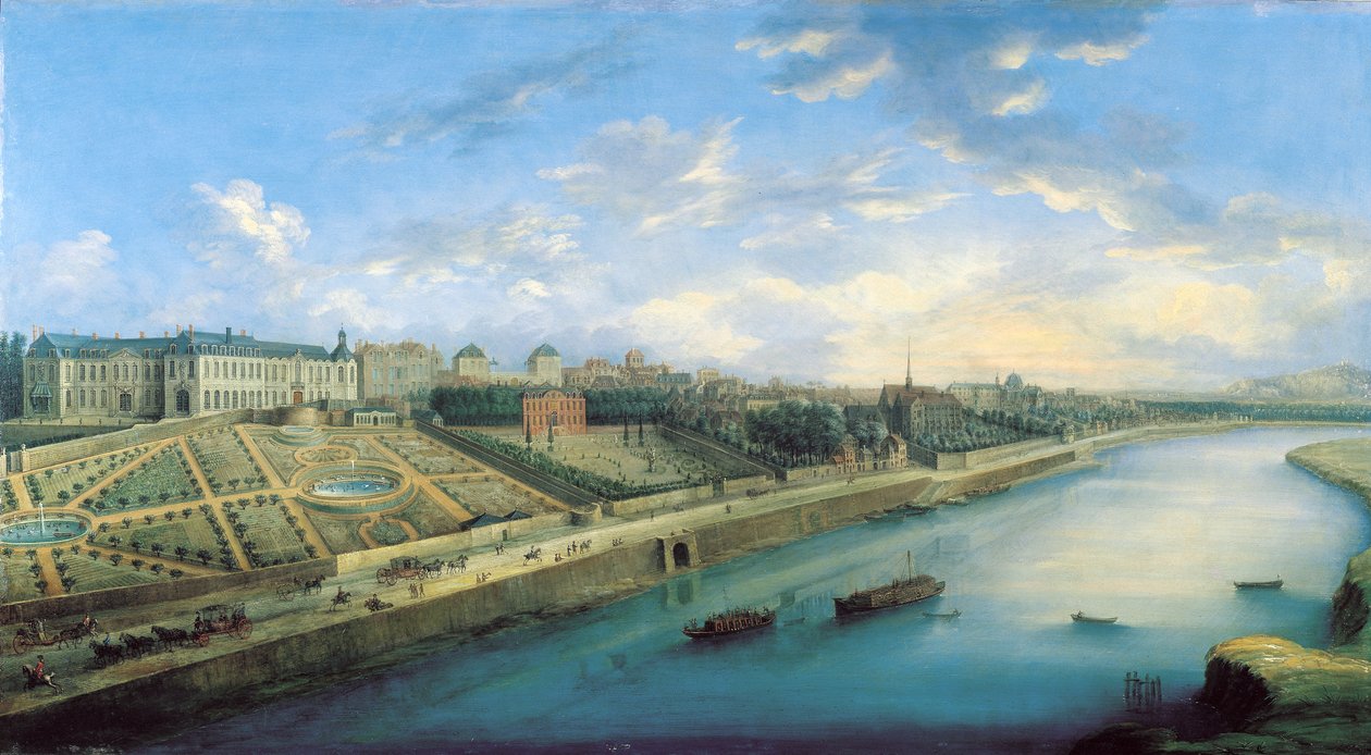 Vista de Passy y Chaillot desde Grenelle de Charles Laurent Grevenbroeck