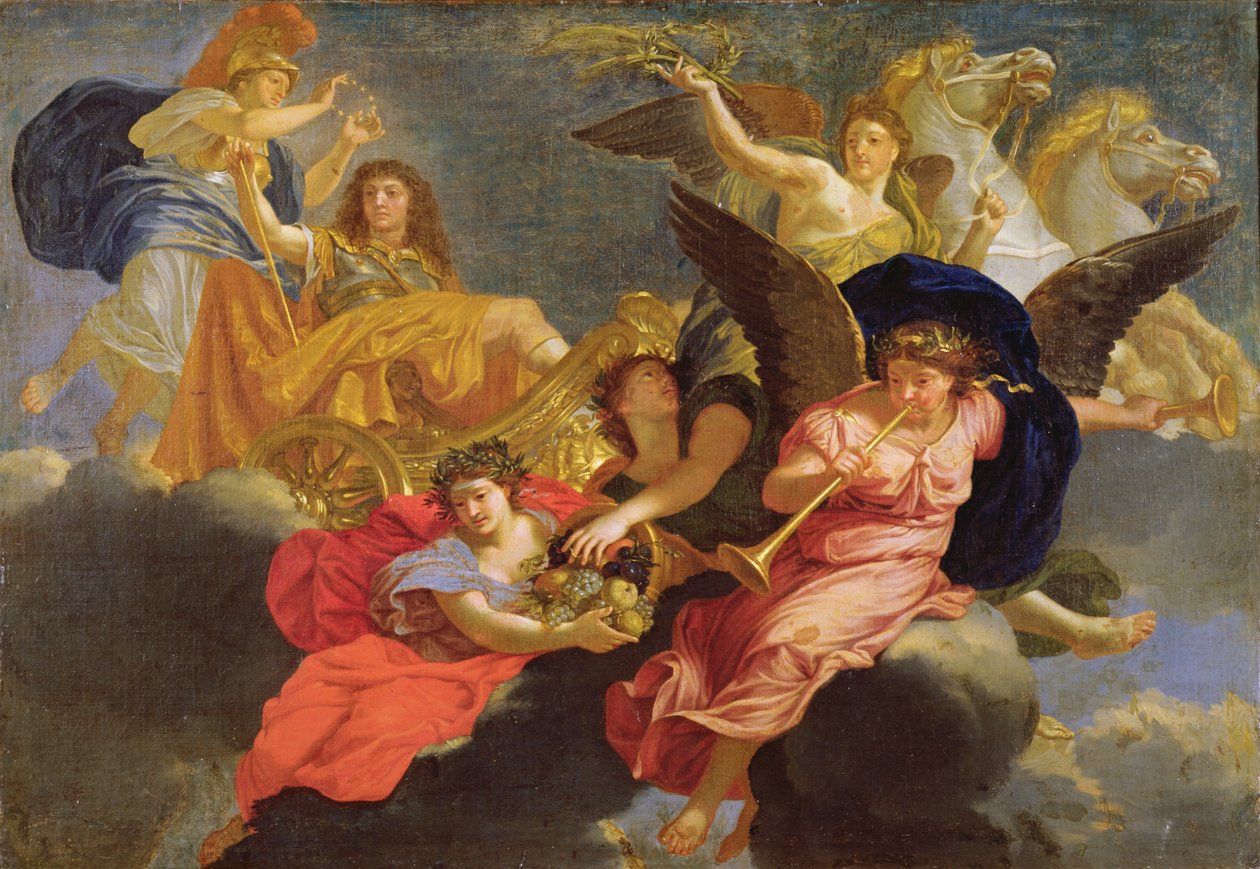 Apoteosis del Rey Luis XIV de Francia de Charles Le Brun
