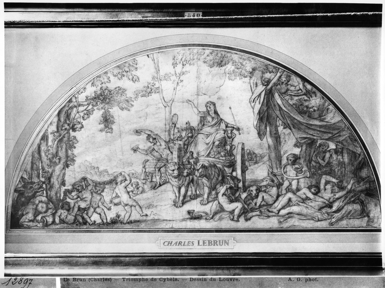 Cibeles o el Despertar de la Tierra, c.1663 de Charles Le Brun