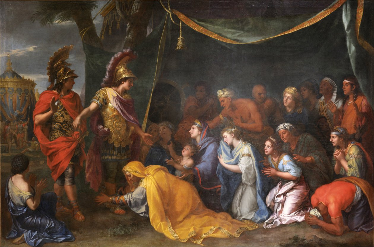 Las reinas de Persia a los pies de Alejandro también llamada la tienda de Darío de Charles Le Brun