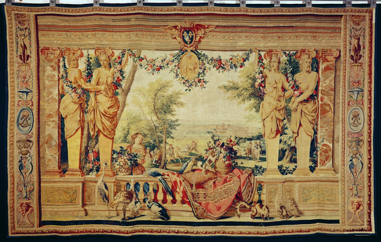 El mes de julio en el Castillo de Vincennes, de la serie de tapices 