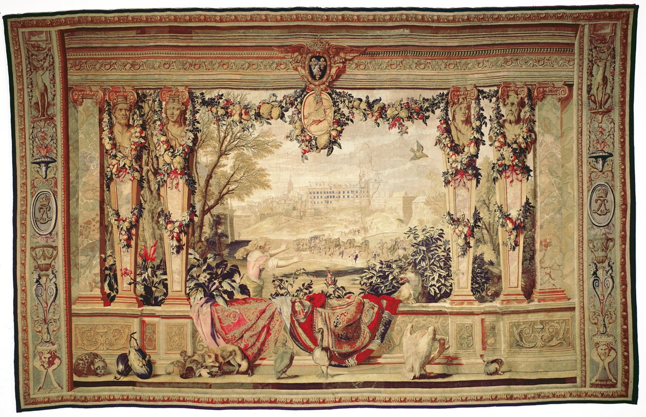 El mes de noviembre en el Castillo de Blois, de la serie de tapices 
