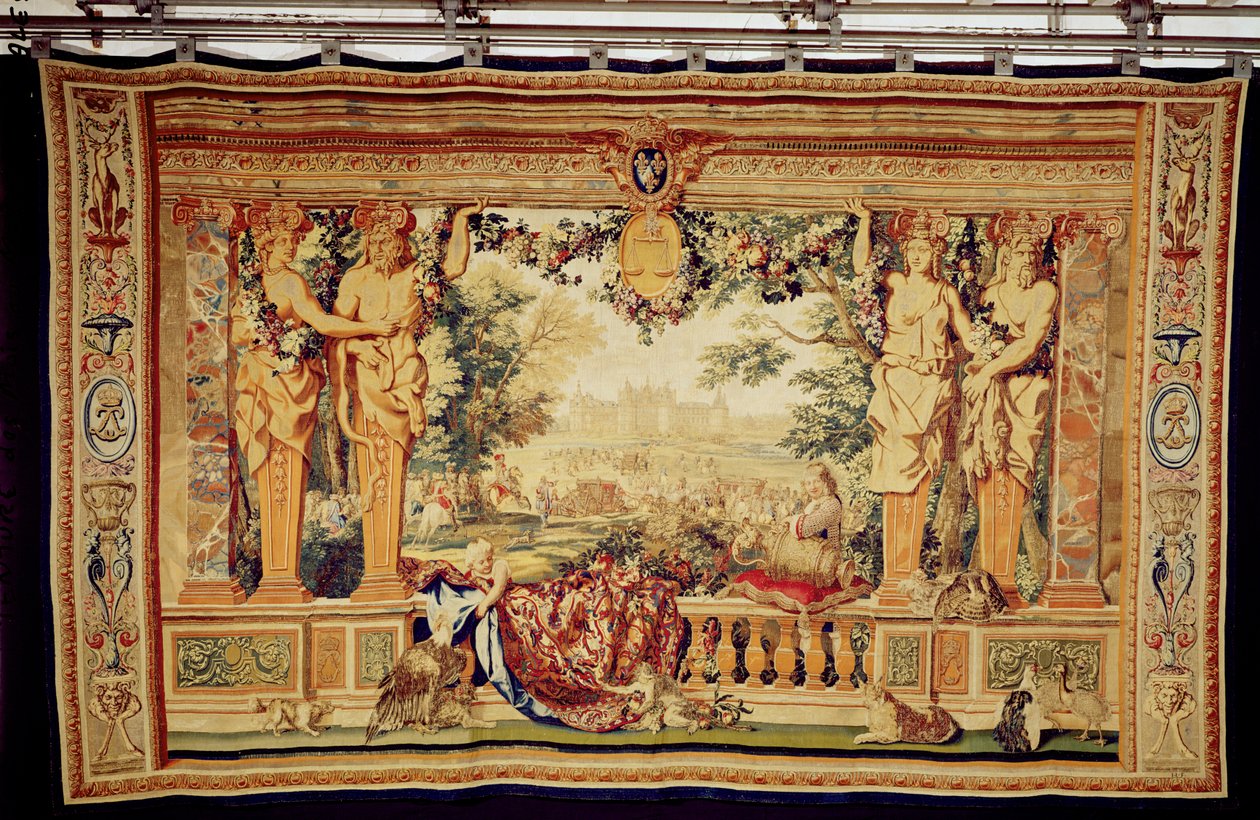 El mes de septiembre en el castillo de Chambord, de la serie de tapices 