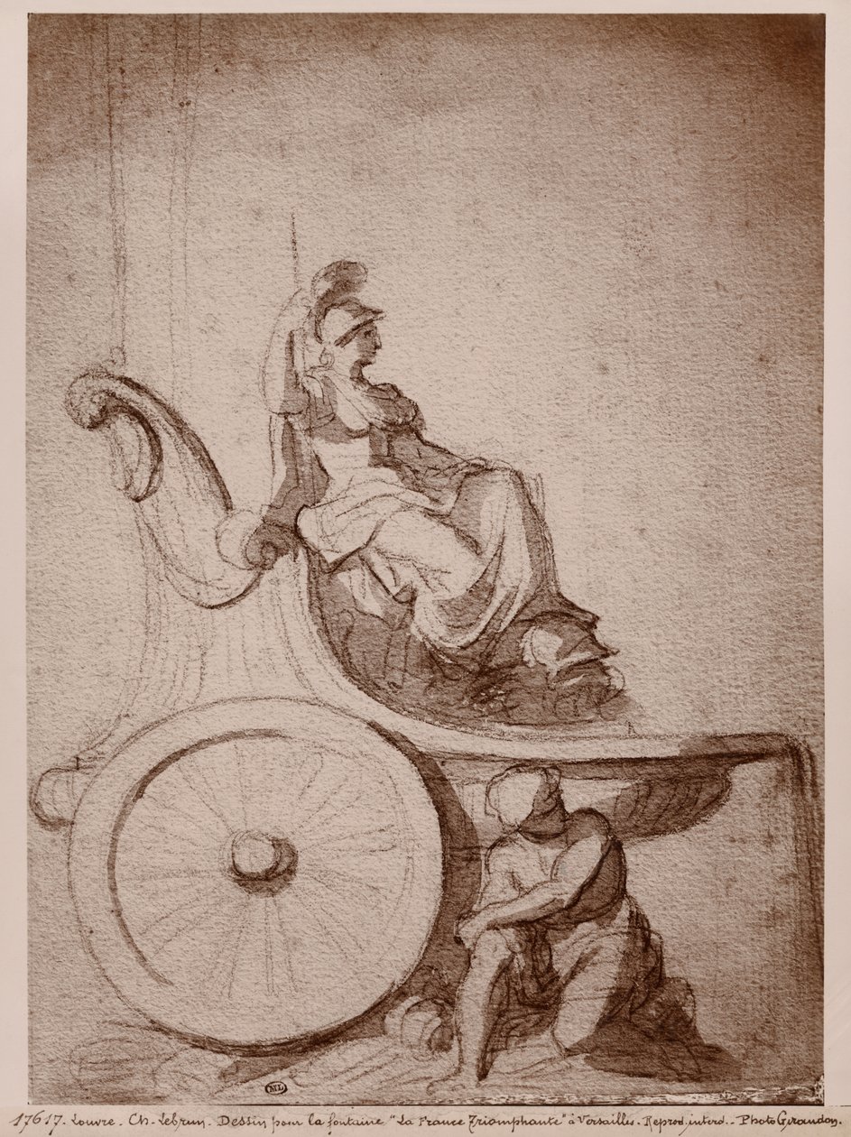 Francia triunfante, c.1674 de Charles Le Brun