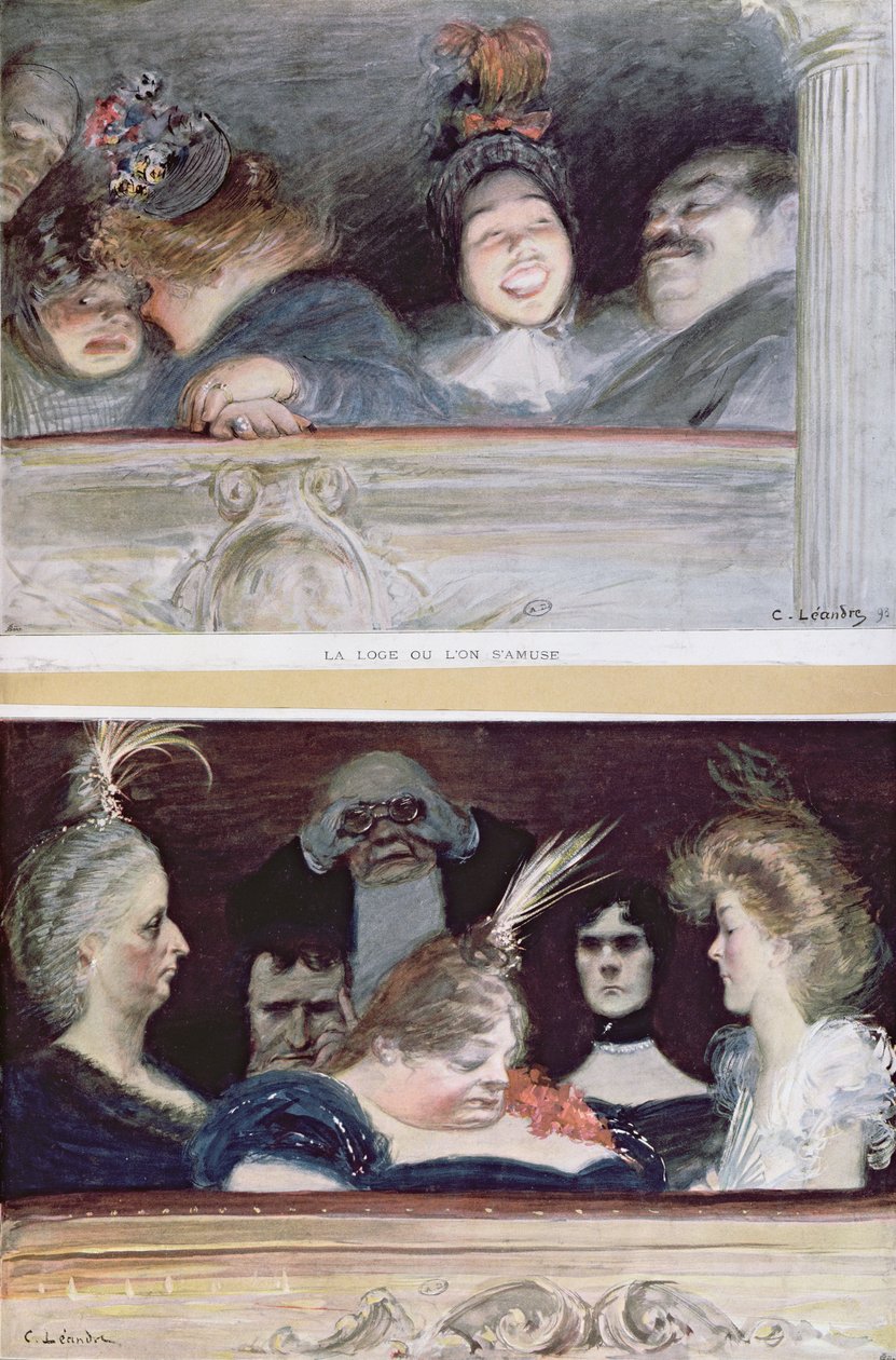 Alegría y aburrimiento, 1898 de Charles Leandre