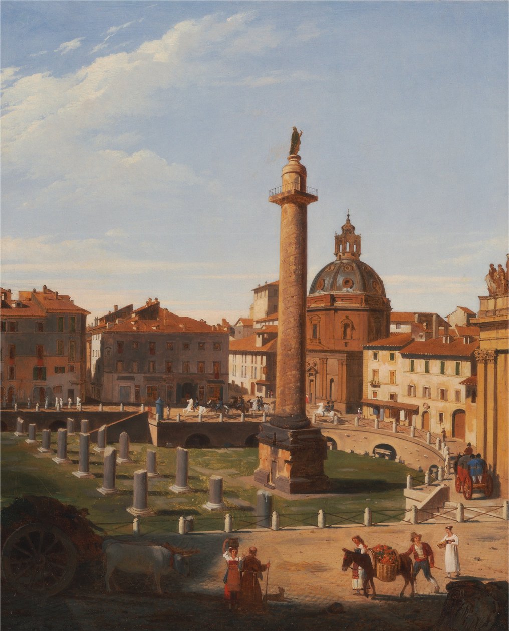 Vista del Foro de Trajano, Roma de Charles Lock Eastlake
