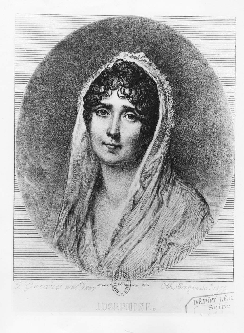 Joséphine de Beauharnais de Charles Louis Bazin