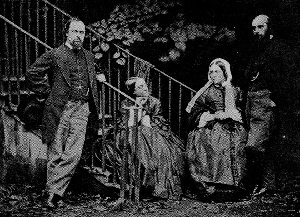 Retrato de la familia Rossetti, 1864 de Charles Lutwidge Dodgson