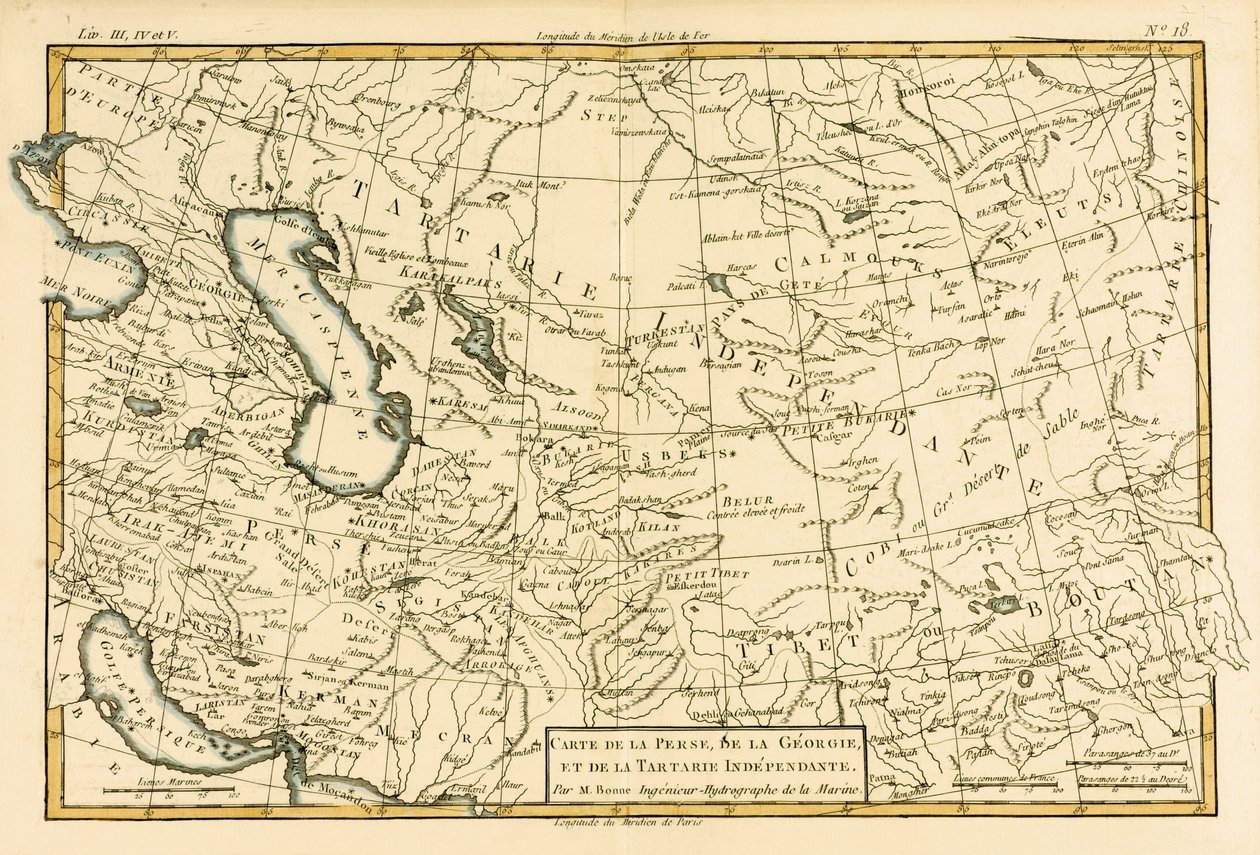 Persia, Georgia y Tartaria Independiente, del 