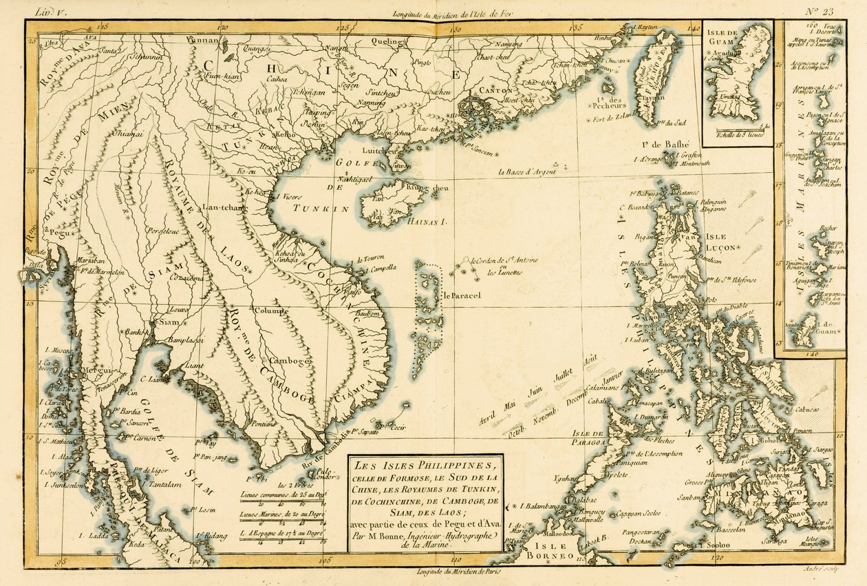 Las Filipinas, Formosa, China del Sur, los reinos de Tonkín, Cochinchina, Camboya, Siam, Laos, y parte de los de Pegu y Ava, de 