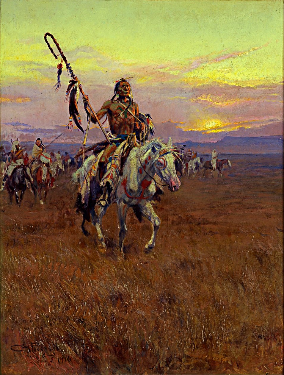 Hombre medicina de Charles Marion Russell