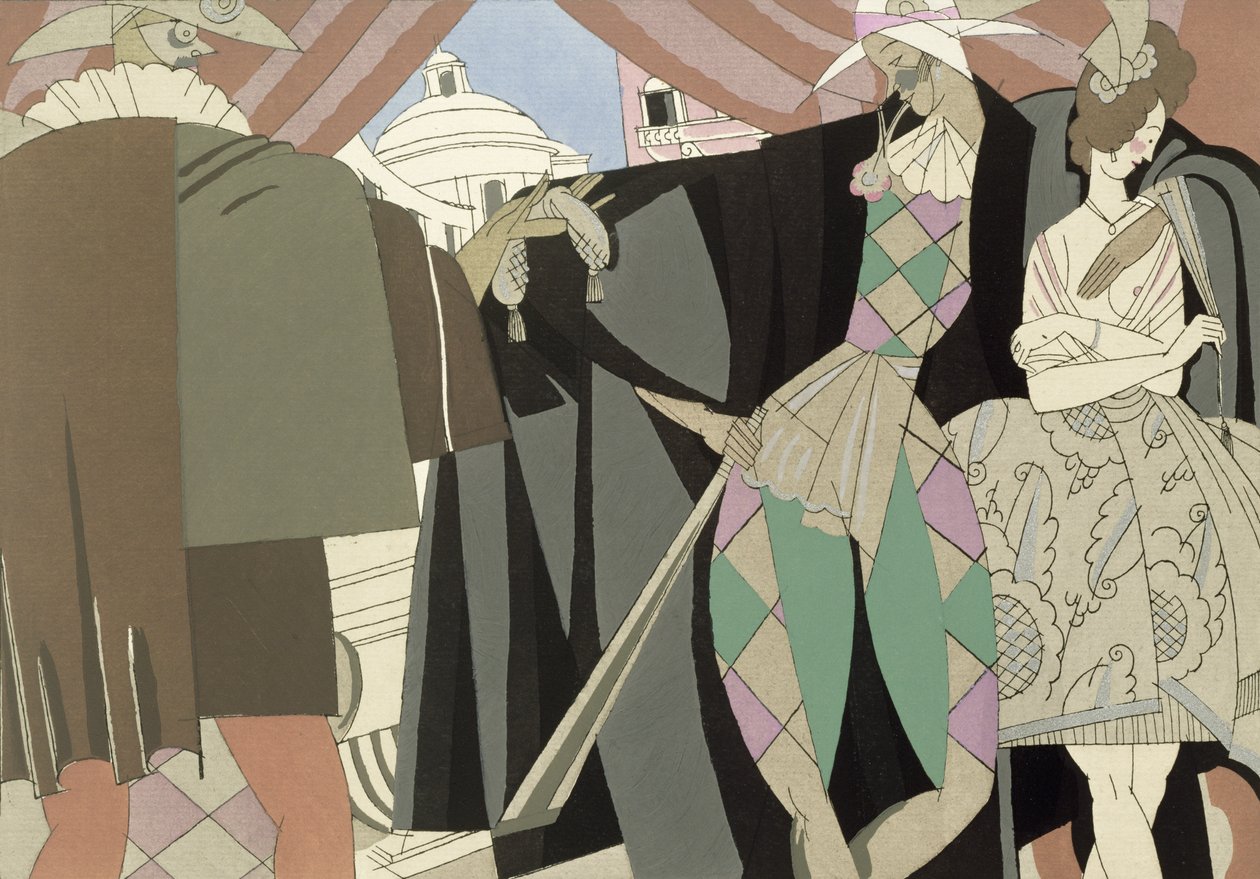 Comedia italiana, c.1920 de Charles Martin