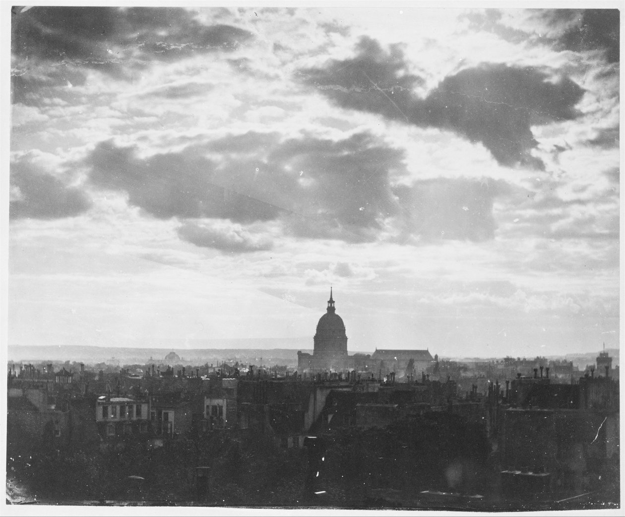 Estudio de nubes sobre París de Charles Marville