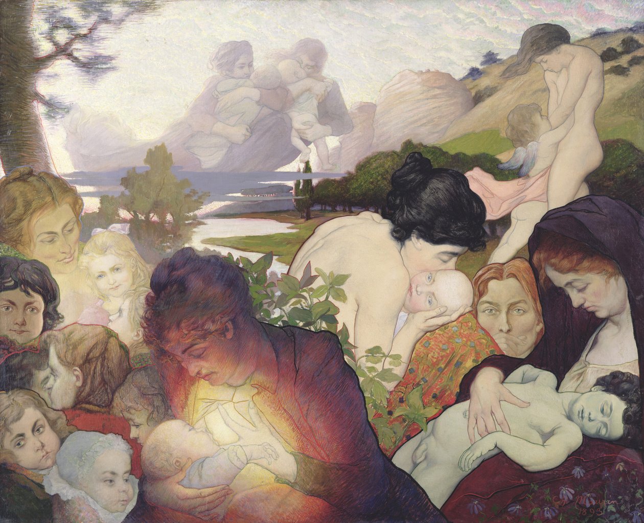 Maternidad, 1893 de Charles Maurin