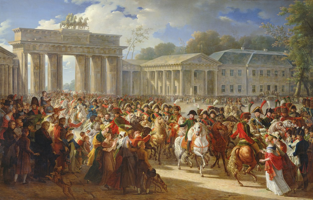 Entrada de Napoleón I (1769-1821) en Berlín, 27 de octubre de 1806, 1810 de Charles Meynier