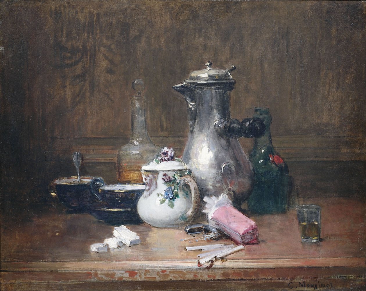 Naturaleza muerta del bon vivant de Charles Monginot