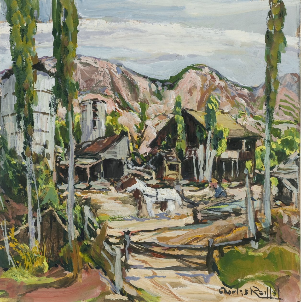 Viejo Rancho en Mission Valley, c.1930 de Charles P. Reiffel