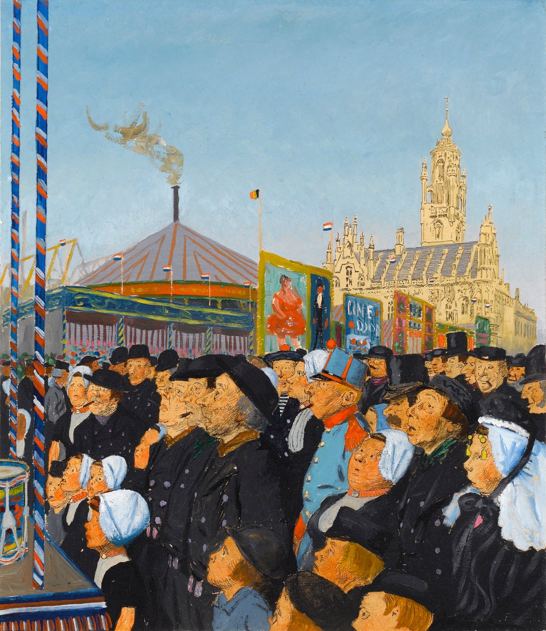 En Middleburg: La Kermis, agosto de 1913 de Charles Pearse