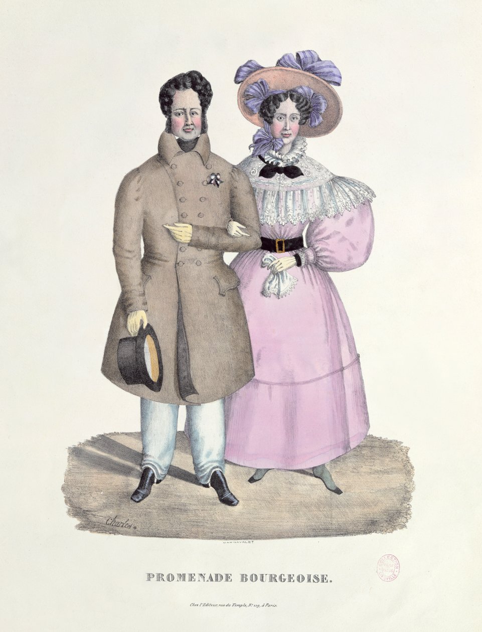 Paseo burgués de Charles Philipon