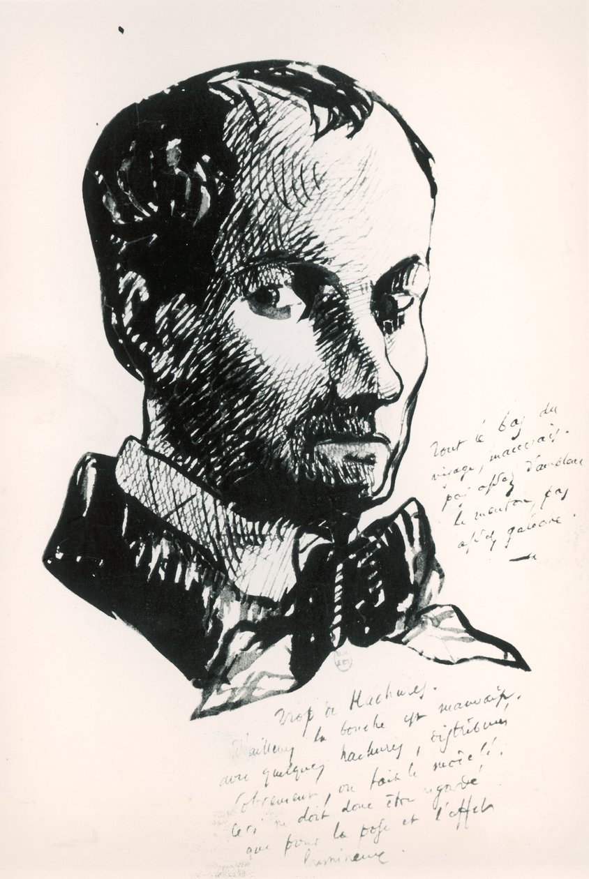 Autorretrato de Charles Pierre Baudelaire