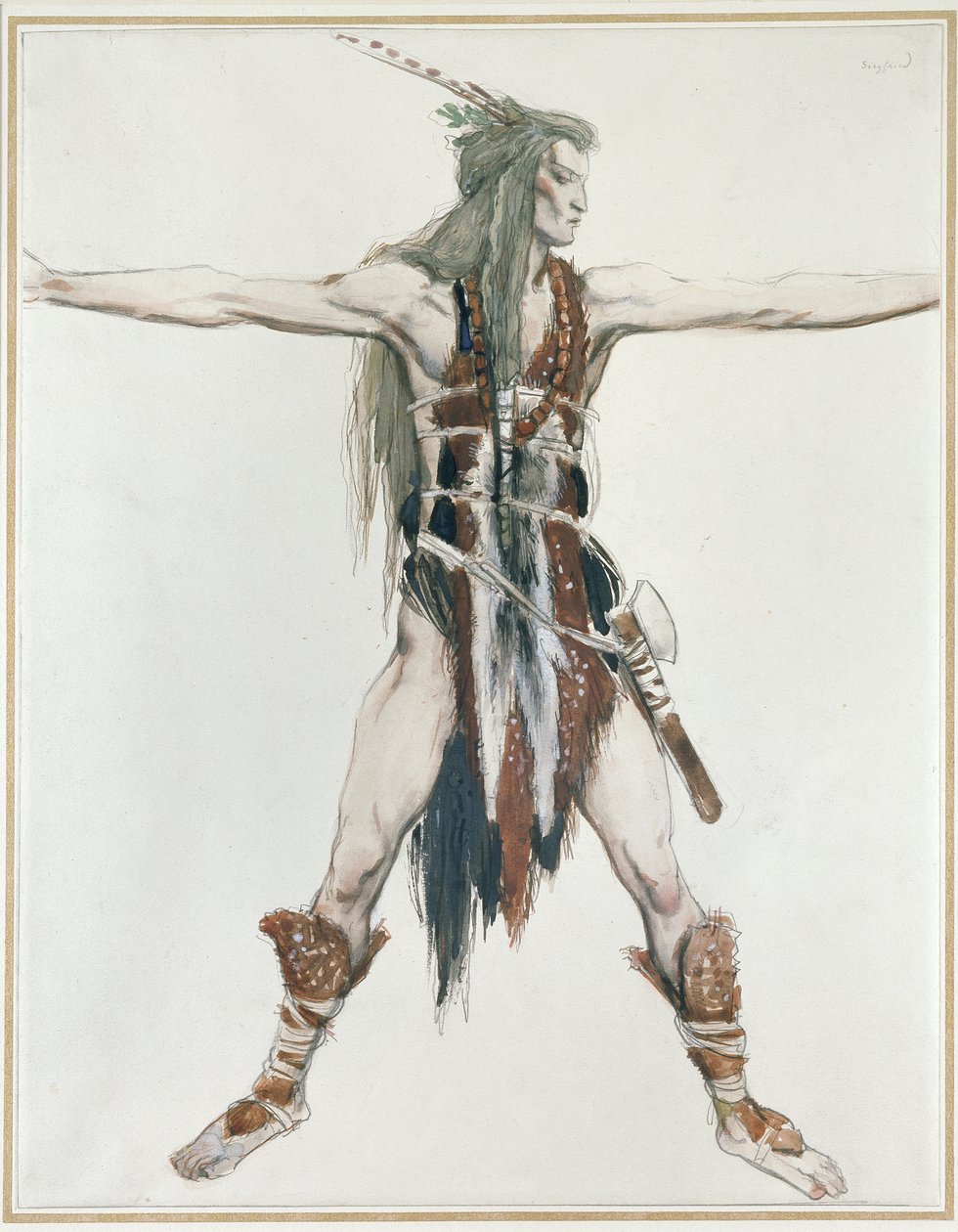 Diseño de Vestuario para Siegfried de Charles Ricketts