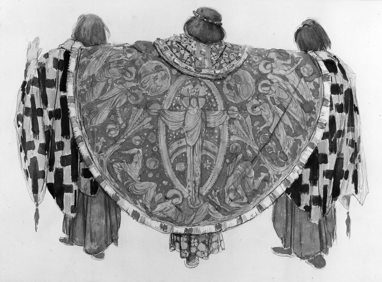 Diseño de vestuario para Parsifal, c.1910 de Charles Ricketts