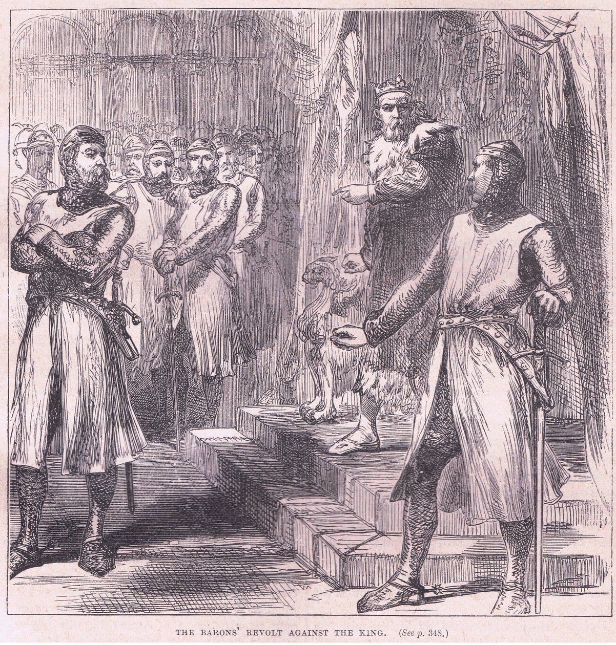 Los barones se rebelan contra el rey de Charles Ricketts