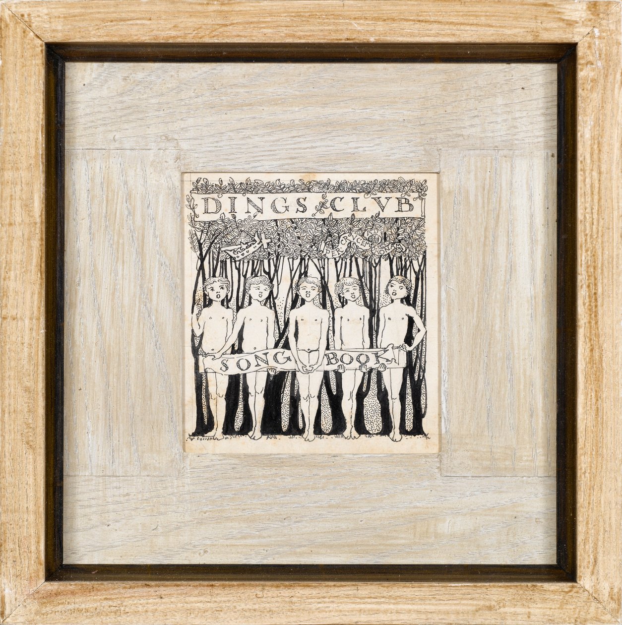 Diseño para el Cancionero del Club Dings, 1890s de Charles Robert Ashbee