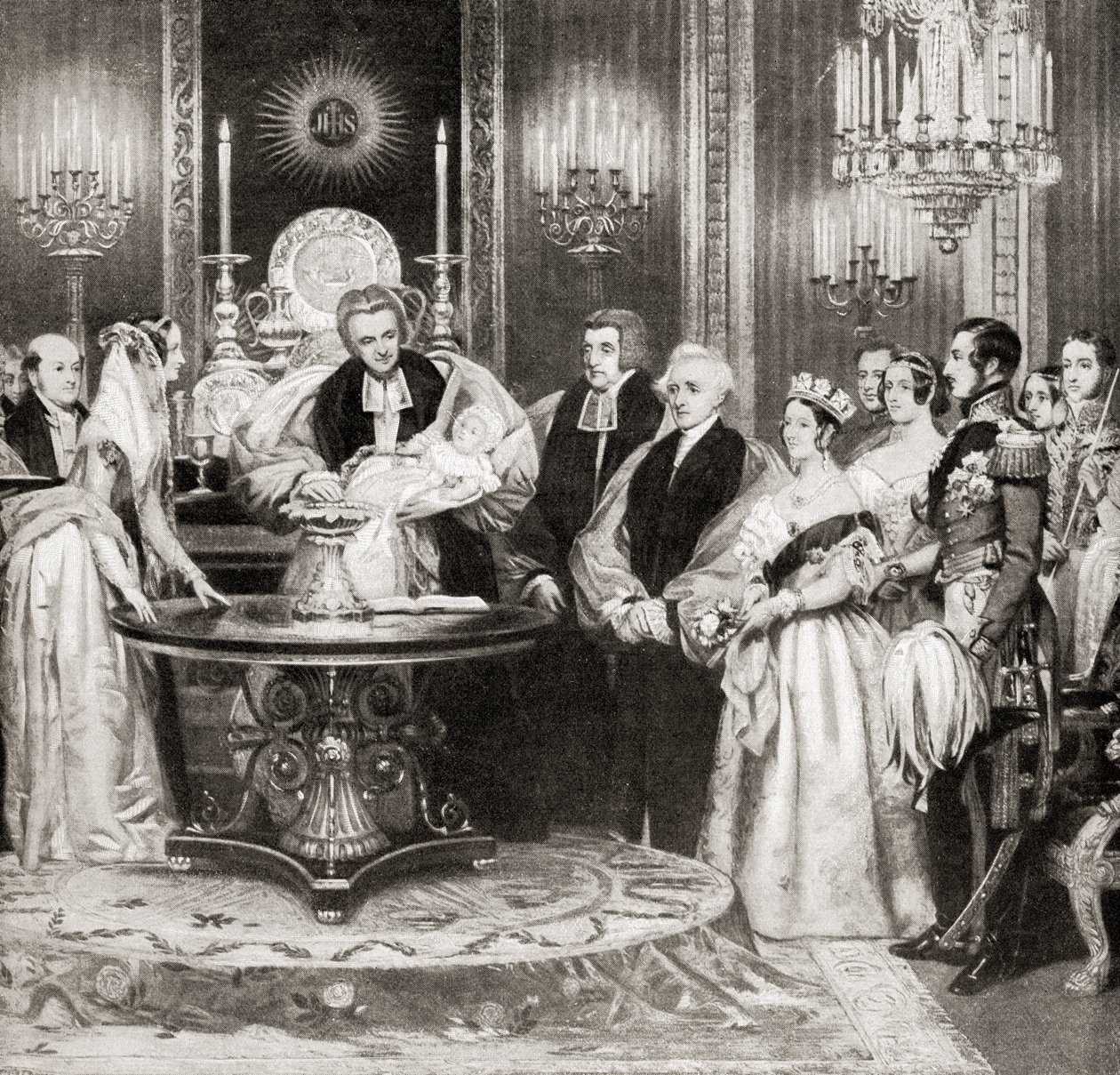 El bautismo de la princesa real de Charles Robert Leslie