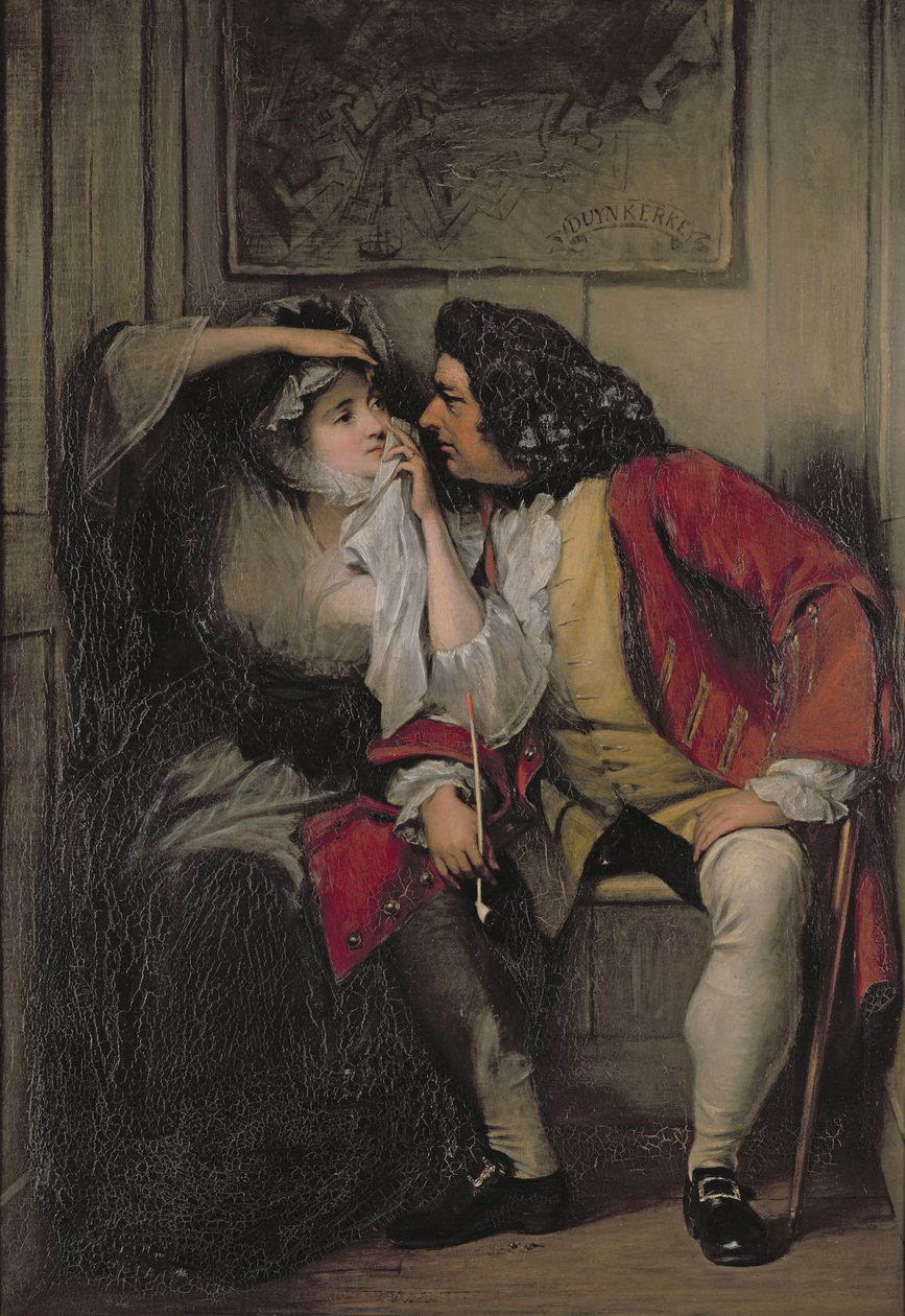 Tío Toby y Viuda Wadman de Charles Robert Leslie
