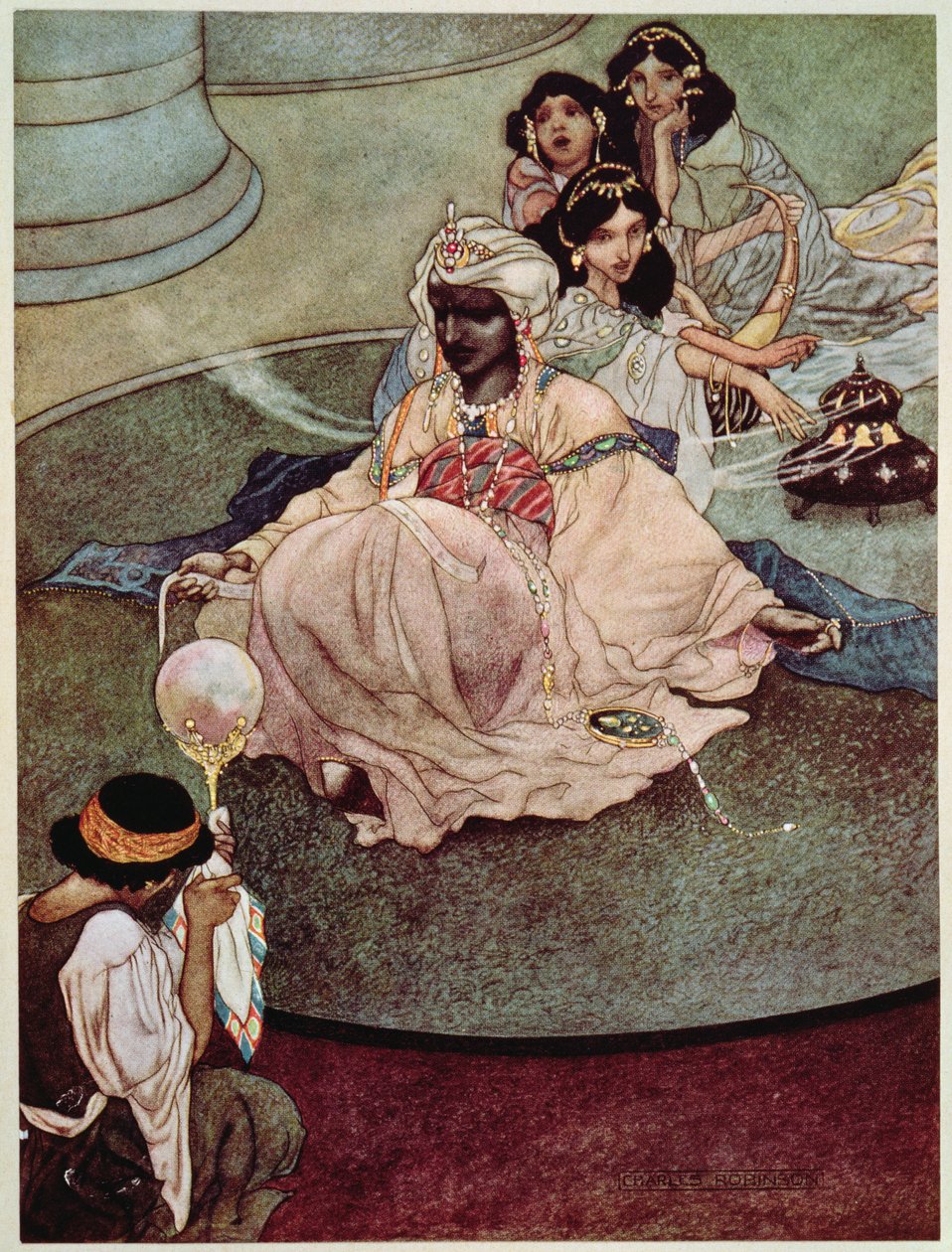 El rey de las montañas de la luna, 1913 de Charles Robinson