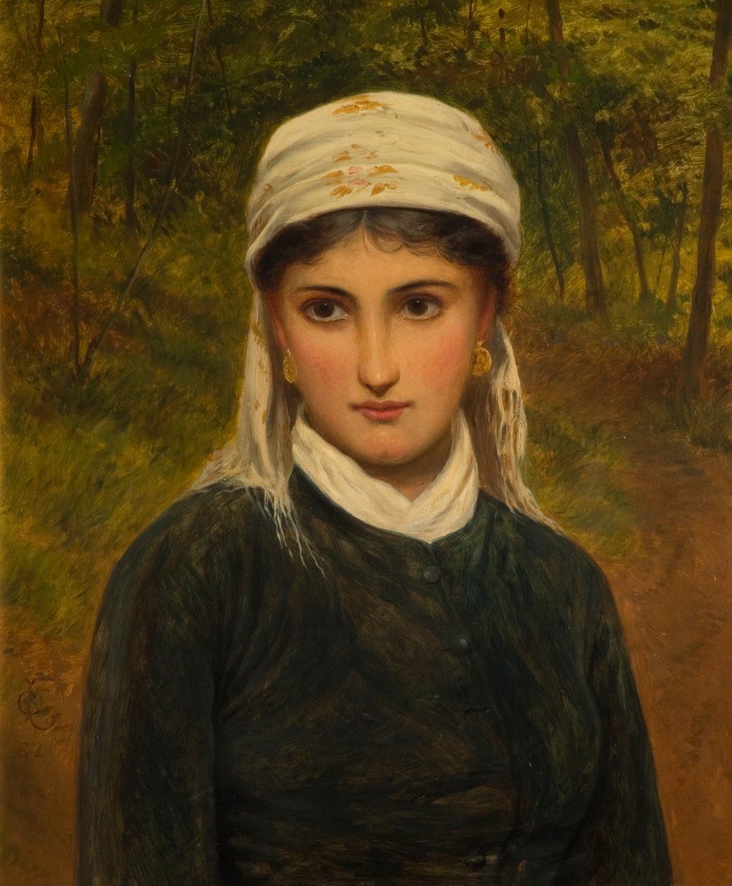 Una dama italiana, 1882 de Charles Sillem Lidderdale
