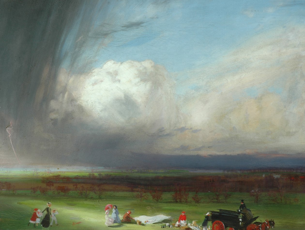 Un picnic interrumpido, 1901 de Charles Sims