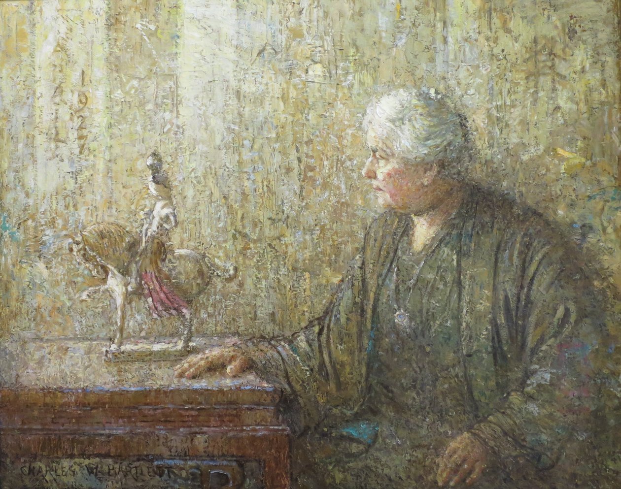 Retrato de la Sra. Charles Montague Cooke Anna Rice Cooke de Charles William Bartlett