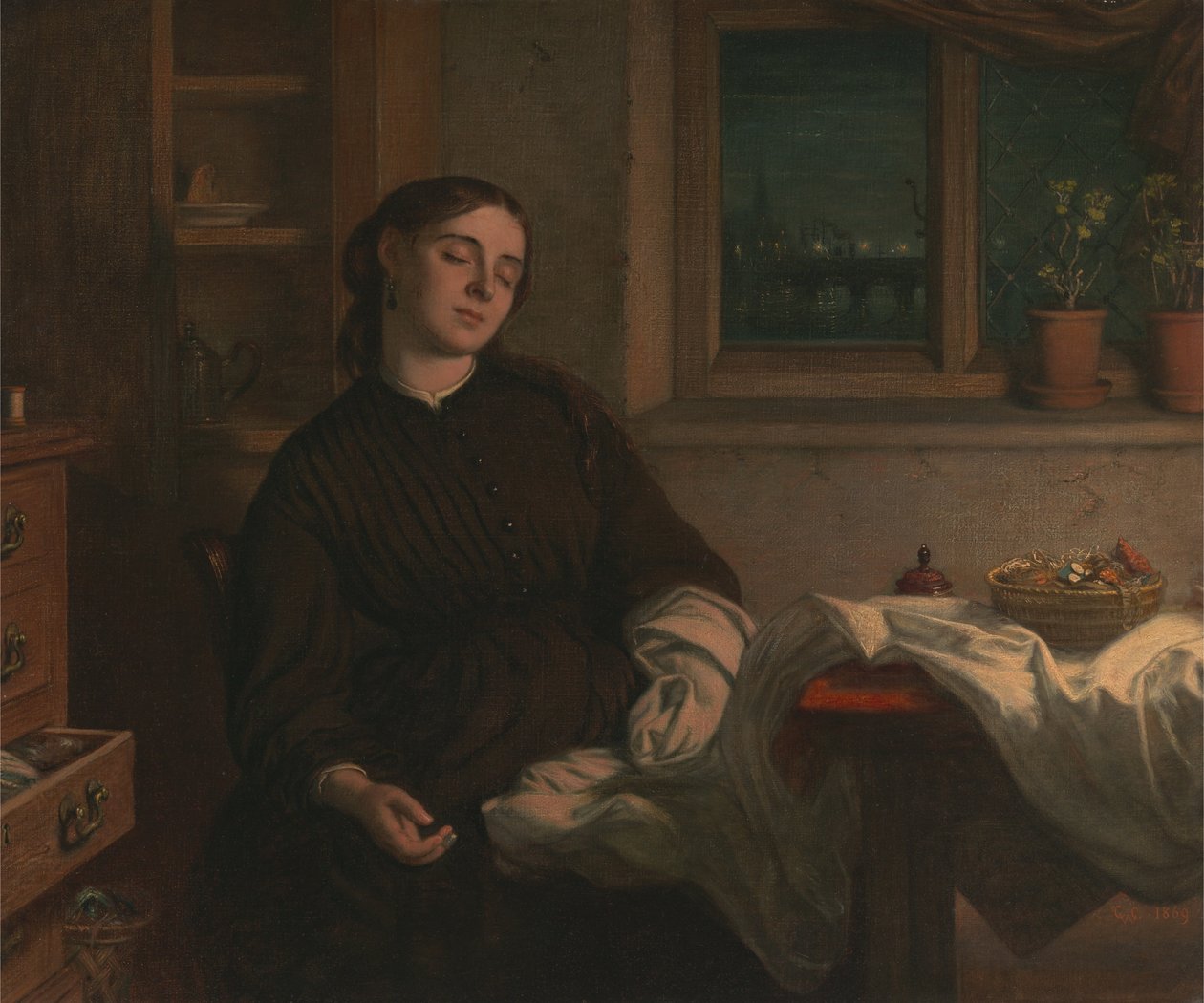 Sueños en casa de Charles West Cope