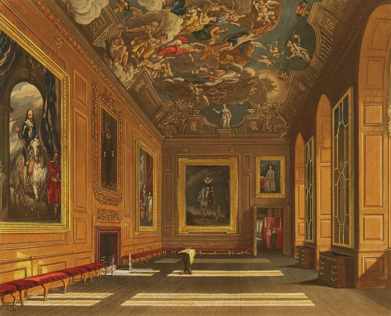 La Cámara de Presencia de la Reina, Castillo de Windsor, de 