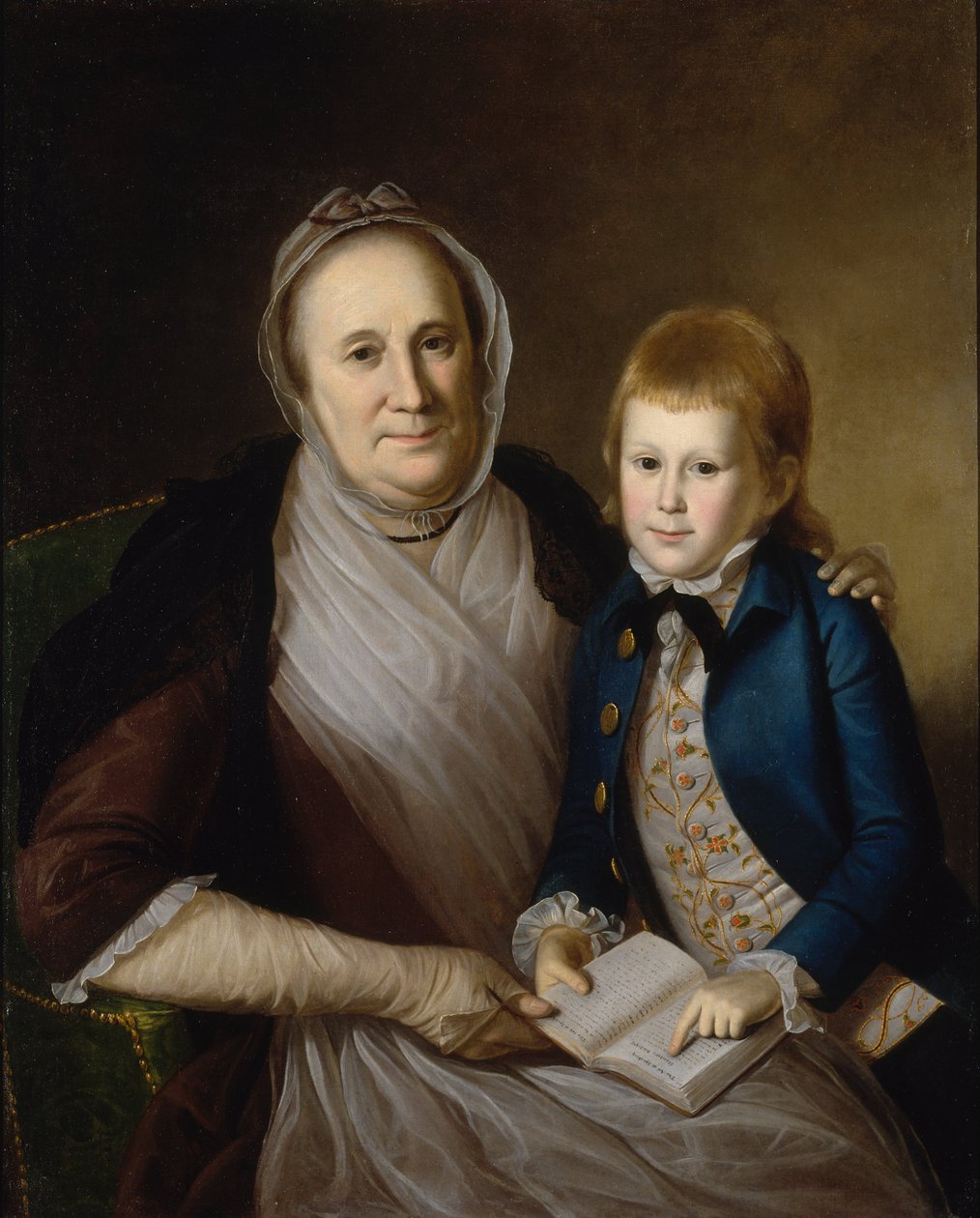 Sra. James Smith y nieto de Charles Willson Peale