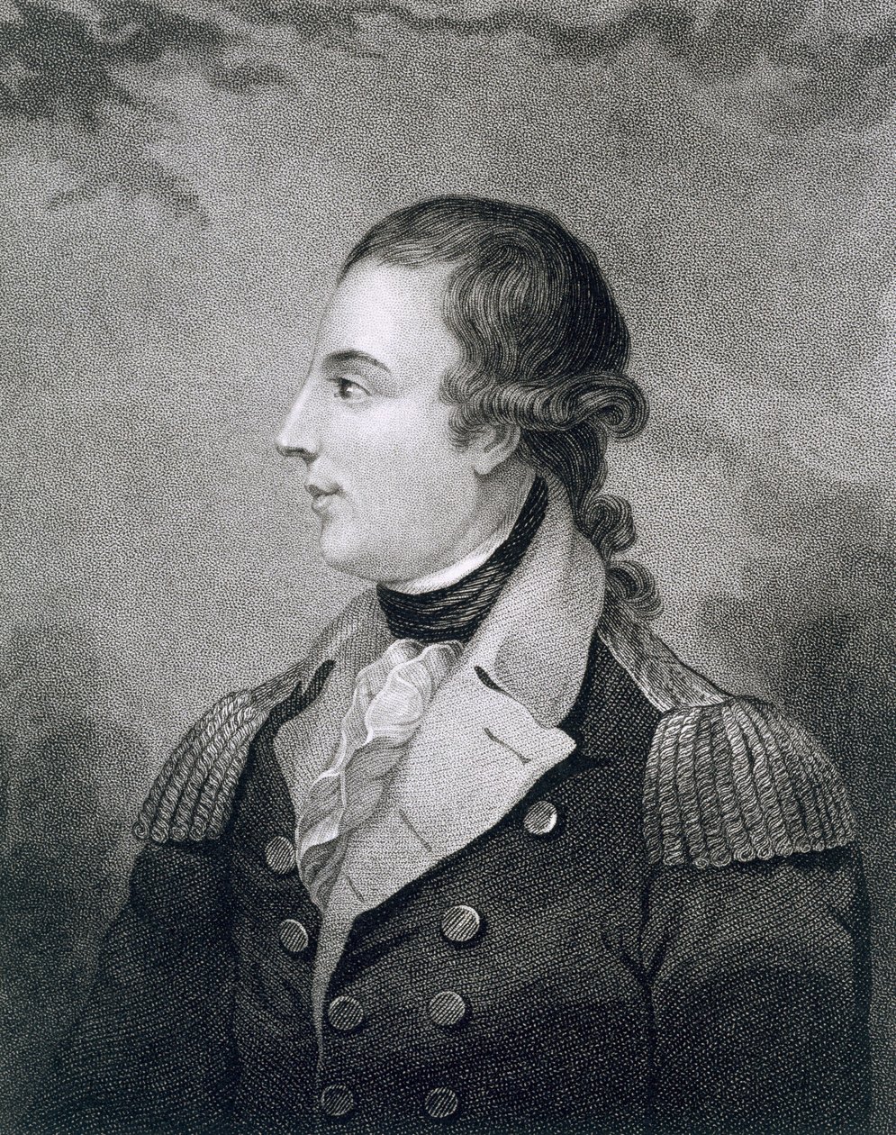 Richard Montgomery (1736-75) grabado por E. Mackenzie de Charles Willson Peale