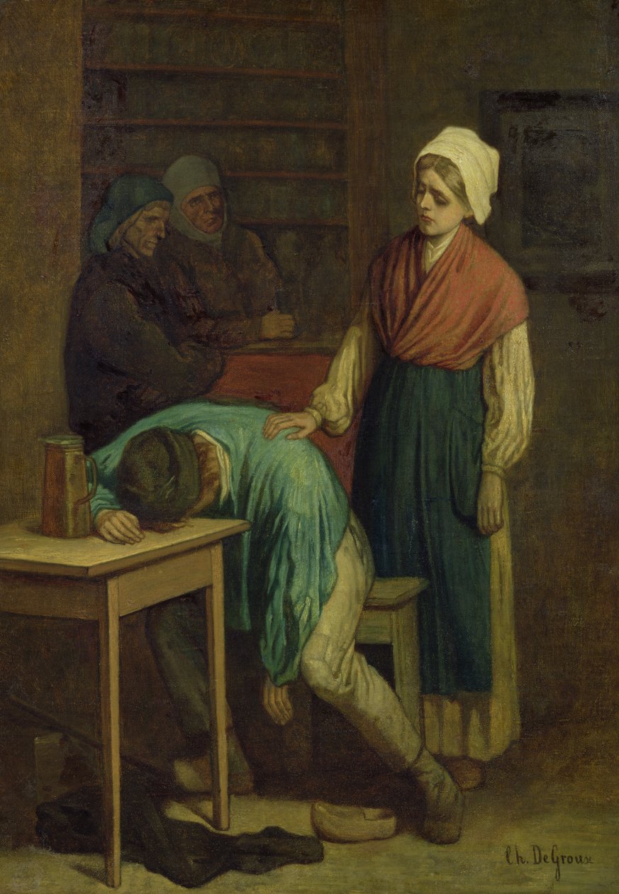 El borracho de Charles de Groux
