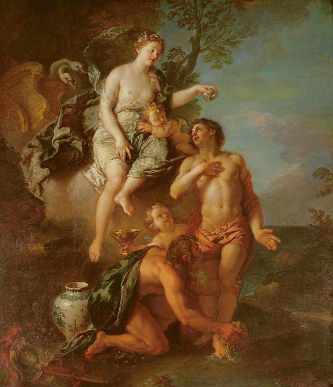 Deificación de Eneas de Charles de la Fosse