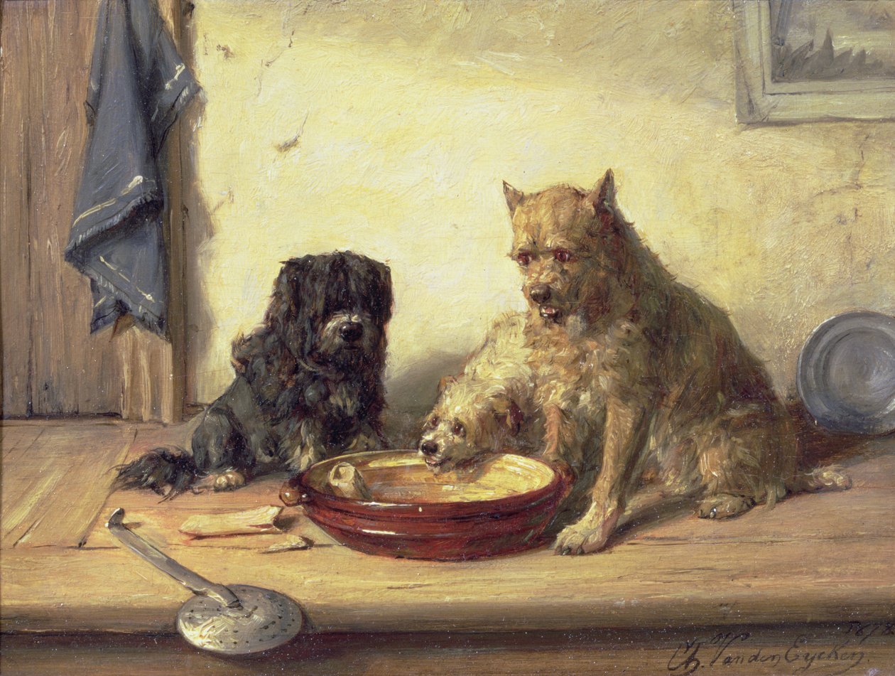 Hueso de la Discordia, 1878 de Charles van den Eycken